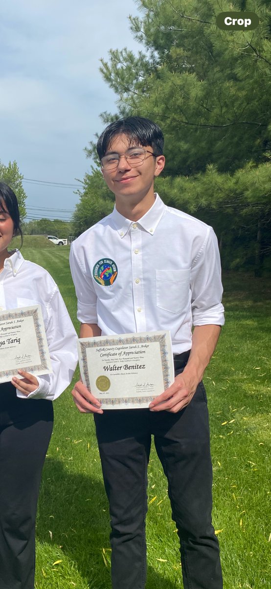students4ca's tweet photo. So proud of our S4CA Superstar, Walter! You are changing the world and we are so grateful to support you in your journey! Check it out in Newsday! 

#students4climateaction #advocate https://t.co/EbpMgVEVal