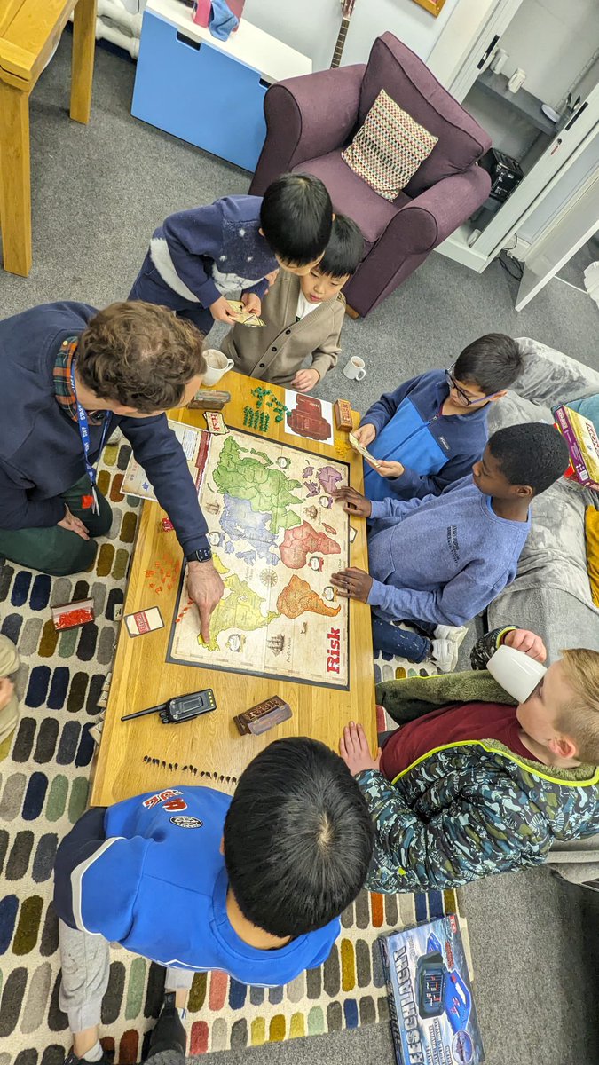 SJBboarding's tweet photo. The full boarders had a fulfilling day, striking a balance between studies, sports, and leisure. 🌳📚 A walk in the woods, a game of Risk, and a cozy movie night made for a well-rounded experience. https://t.co/ZrWbvQYf7Y