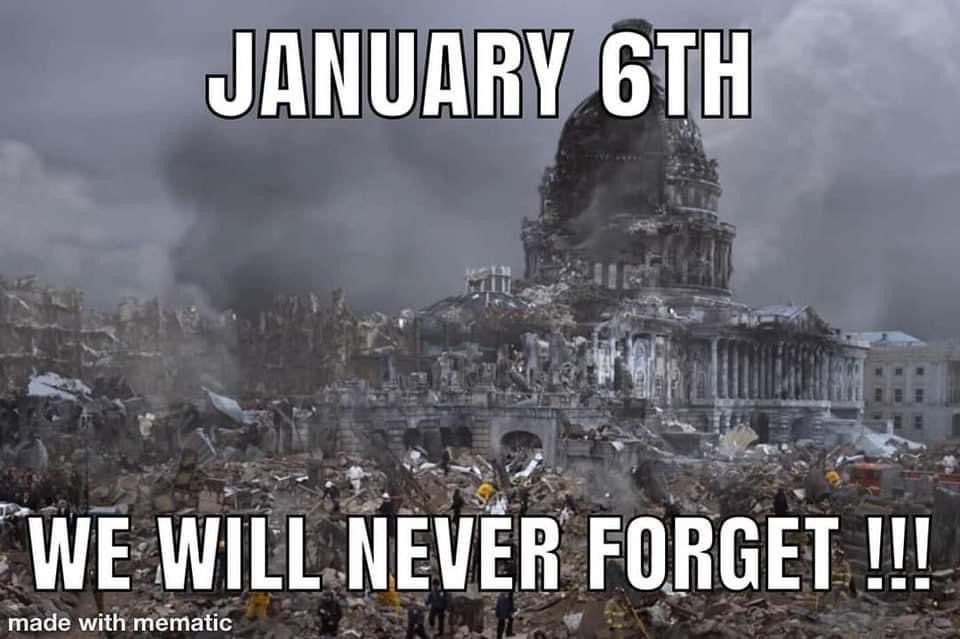Today we remember the worst act of violence ever to happen in all of history. #January6th #InsurrectionDay