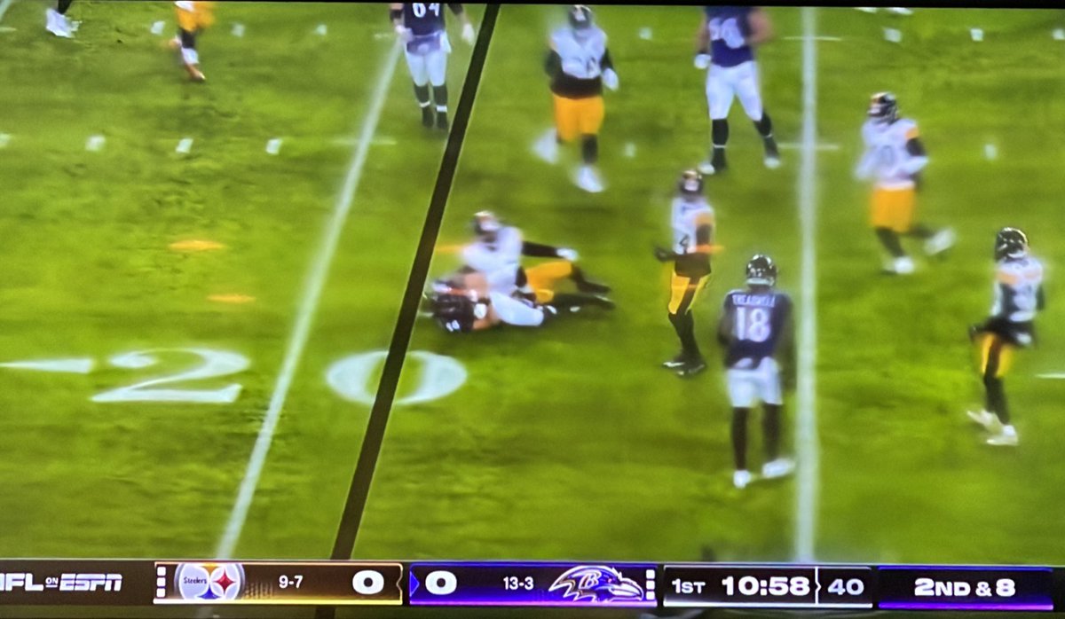 THEChrisMack's tweet photo. Apparently weโre watching this through a car wash window now https://t.co/UQbA7HHnZJ