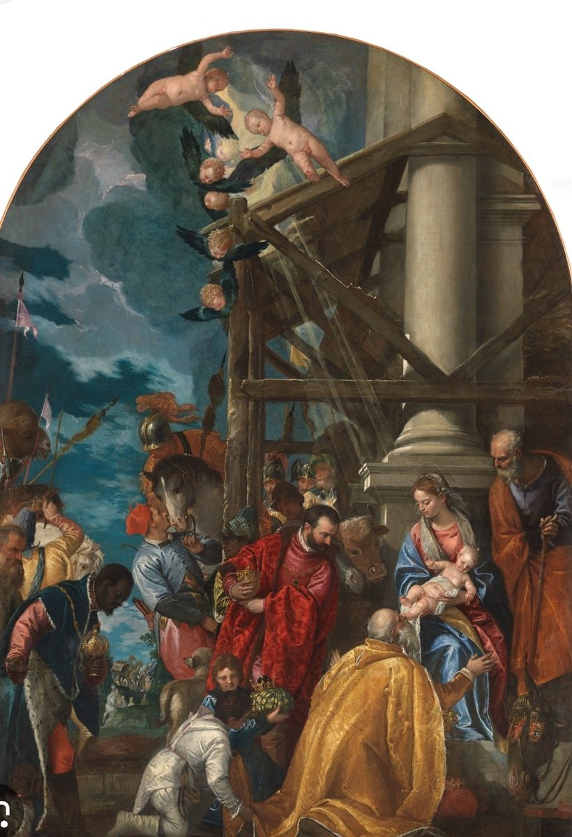 GuidaPesavento's tweet photo. @teatrolafenice La versione di Vicenza è questa qui... l'altra è sempre di Paolo Veronese ma si trova a Londra https://t.co/0E8ZRDHfCr