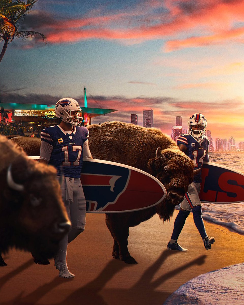 South Beach on a Sunday night.

<a href="/SNFonNBC/">Sunday Night Football on NBC</a> | #BUFvsMIA