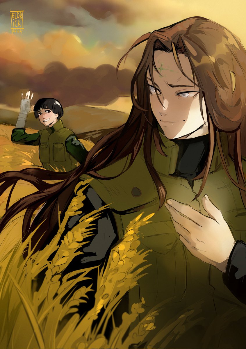 *ридає*
Ця робота мала потрапити до <a href="/naruto_zine_ua/">Шлях шінобі</a>, та за тех причин, цього не сталося 🫥 (файл крашнувся та все на один шар злилось...)
Зараз я змогла доробити її ❤️
І дуже тому радію 
#украрт #NARUTO #Rocklee #neji