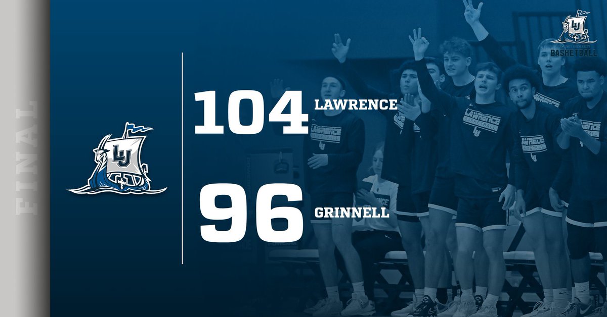 Lawrence Men’s Basketball tweet media