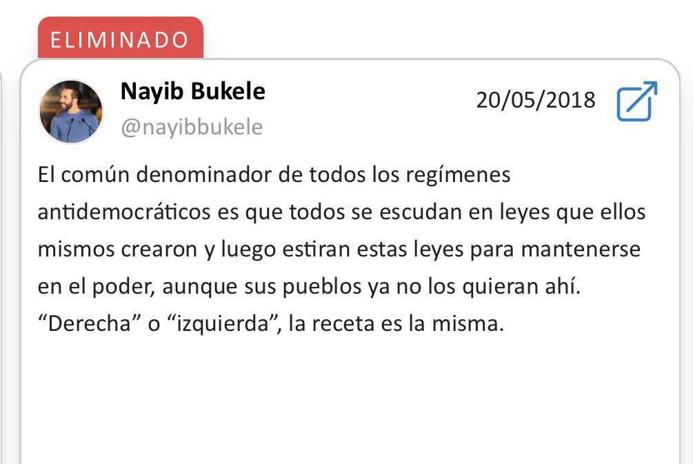antoasb's tweet photo. Recopilación de las publicaciones borradas por Bukele en esta red, acá queda en evidencia cómo modifica su discurso a conveniencia. Abajo en imágenes les dejo un par de ejemplos.

Excelente trabajo, @_elfaro_

Los 144 tuits borrados de @nayibbukele 
https://t.co/Cb4ZkjMhmX https://t.co/yjWcP7m8cW