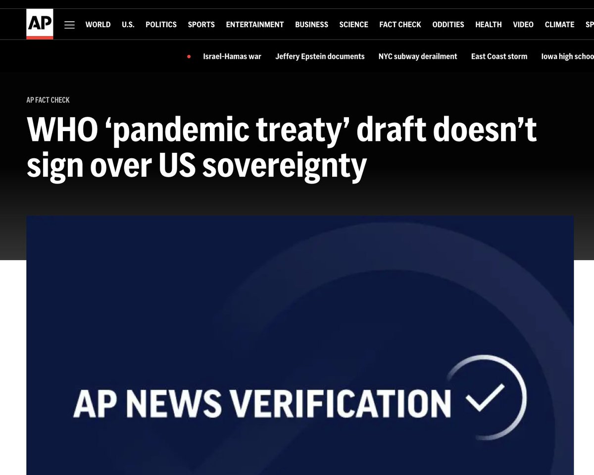 Yes it does
#ExitTheWHO