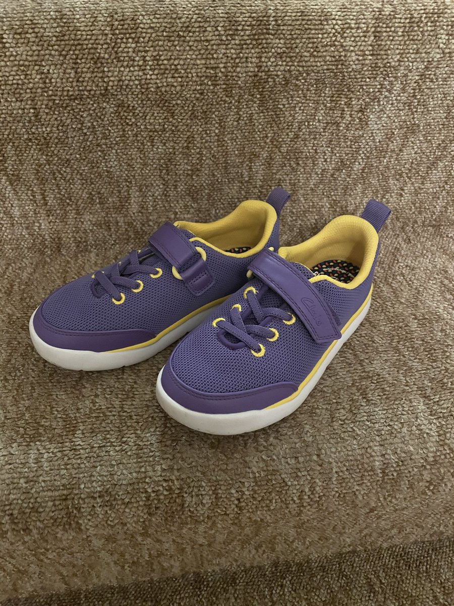 DavidAdams6's tweet photo. Bought these for my son yesterday. I didn’t realise @distantpod had a tie-in with Clarks @elisjames @MikeBubbins @SteffGarrero? https://t.co/K0rPXEA8aJ