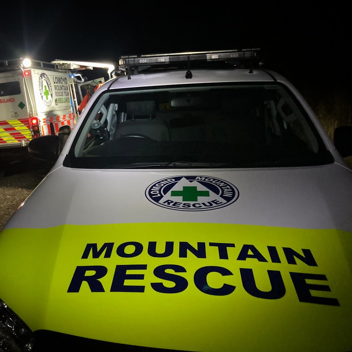 #CallOut 2/24 At 16:10 this afternoon, Lomond MRT were called to a casualty who was suffering from exhaustion and extremely cold on Ben Venue. After initial assessment and warming, the casualty was evacuated off the hill by stretcher.