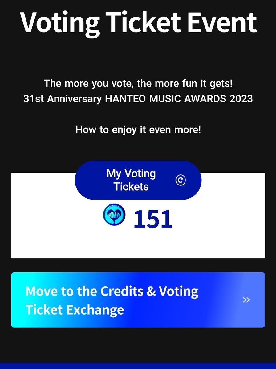 STAYS are you voting on HMA? this is a small amount i collected in the past two-ish hours! it's so easy to collect tickets! ads are usually only 5 seconds long! that's a dream come true! 

WE'RE VOTING FOR A DAESANG and our POWER is 20%! PLEASE KEEP HYPING UP HMA ON WHOSFAN!