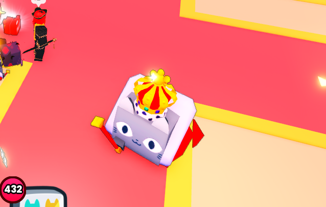 I got some HUGE news!!!(not really). The king cat is in a different spot for everyone. Everyone in my server went to go stand on where their king cat is and it was all in different spots. Maybe this is already a known fact, but yea. Weird. 
#PetSimulator99 #roblox #ps99 #petsim99