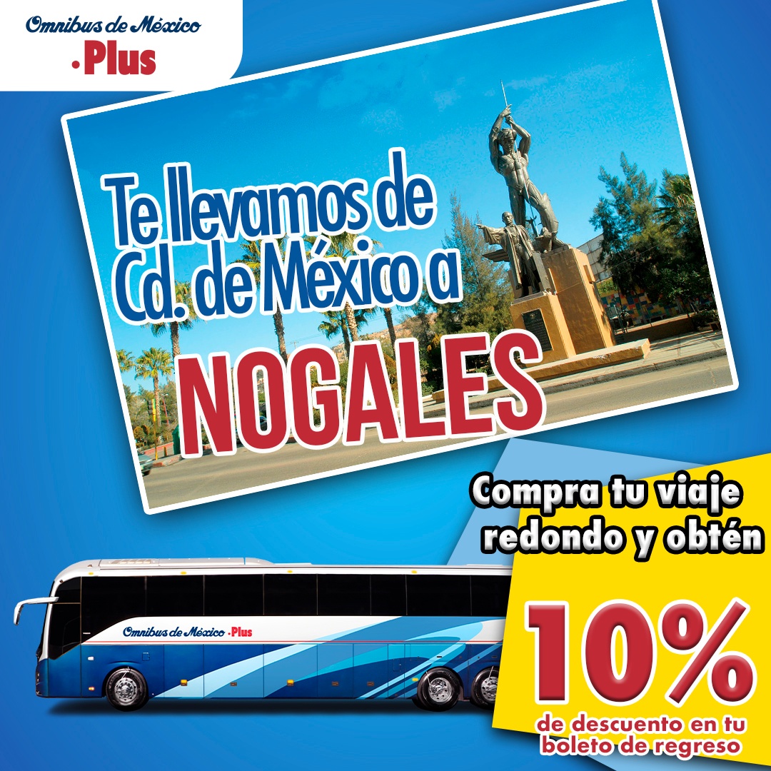 Omnibus_oficial's tweet photo. Viaja con tu familia en #ServicioPLUS🚍 saliendo de Cd. de México a Nogales📍

Compra tus boletos en 💻https://t.co/0hjDcgG6n5 aprovecha el 🔟% de descuento en tu boleto de regreso al comprar viaje redondo😉

#ContinuamosUniendoFamilias
✳️Salidas diarias https://t.co/vu0GXxPOxf