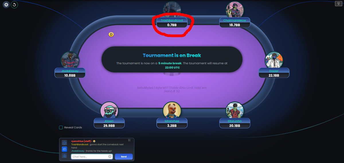 Slippy__Jim's tweet photo. Now that is called just about sneaking into the VPP money after Ryan bubbled ๐๐#bets4bytes https://t.co/cmM0Hh5lAR