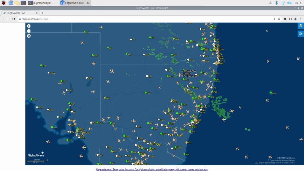 CoreElecAU's tweet image. Build a #PiAware system that searches for #ADS-B signals, providing real-time #flightinformation on aircrafts above. ✈️👀🥧 Enjoy updates every 15 seconds detailing aircraft identification, current location, altitude, velocity, and even flight history.

coreelec.io/x3