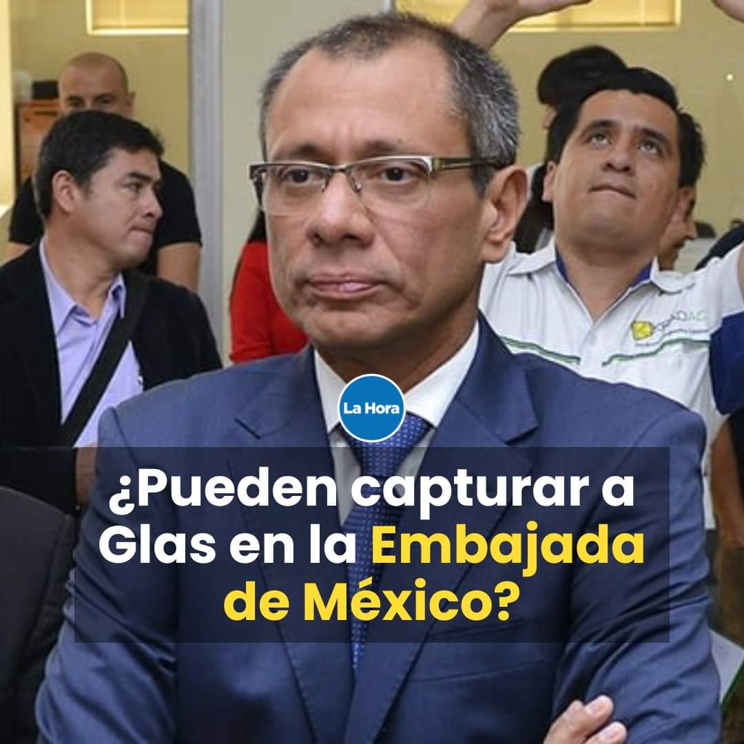 horatungurahua's tweet photo. A Jorge Glas se le dictó prisión preventiva, pero está refugiado en la Embajada de México. El abogado Pablo Guerrero demostró que hay un artículo en el Código Penal, que permitiría allanar la Embajada. 😯 ¿Cuál sería el procedimiento? 👉🏻 https://t.co/NNgeY3MkXB https://t.co/revbcdmXSX