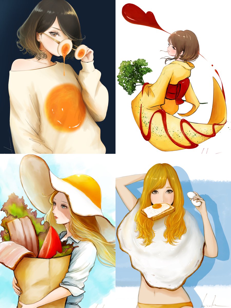 ksk_illust's tweet photo. #新年早々の創作クラスタフォロー祭り
#絵柄が好みっていう人にフォローされたい

たまごガールズ🍳 https://t.co/jQwNQ1oYzP