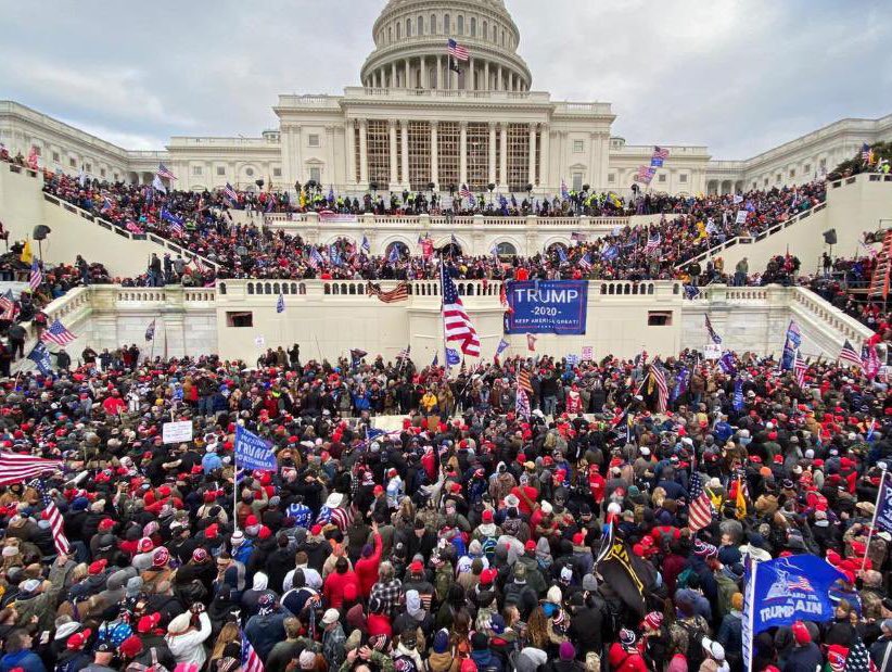 EndWokeness's tweet photo. The US has 72M gun owners and 25M AR-15 owners. American gun owners make up the largest de-facto army on earth.

January 6th, 2021 was likely the largest gathering of armed civilians in history.

Not a single gun was fired or brandished at this protest. Yet they want you to believe it was insurrection.