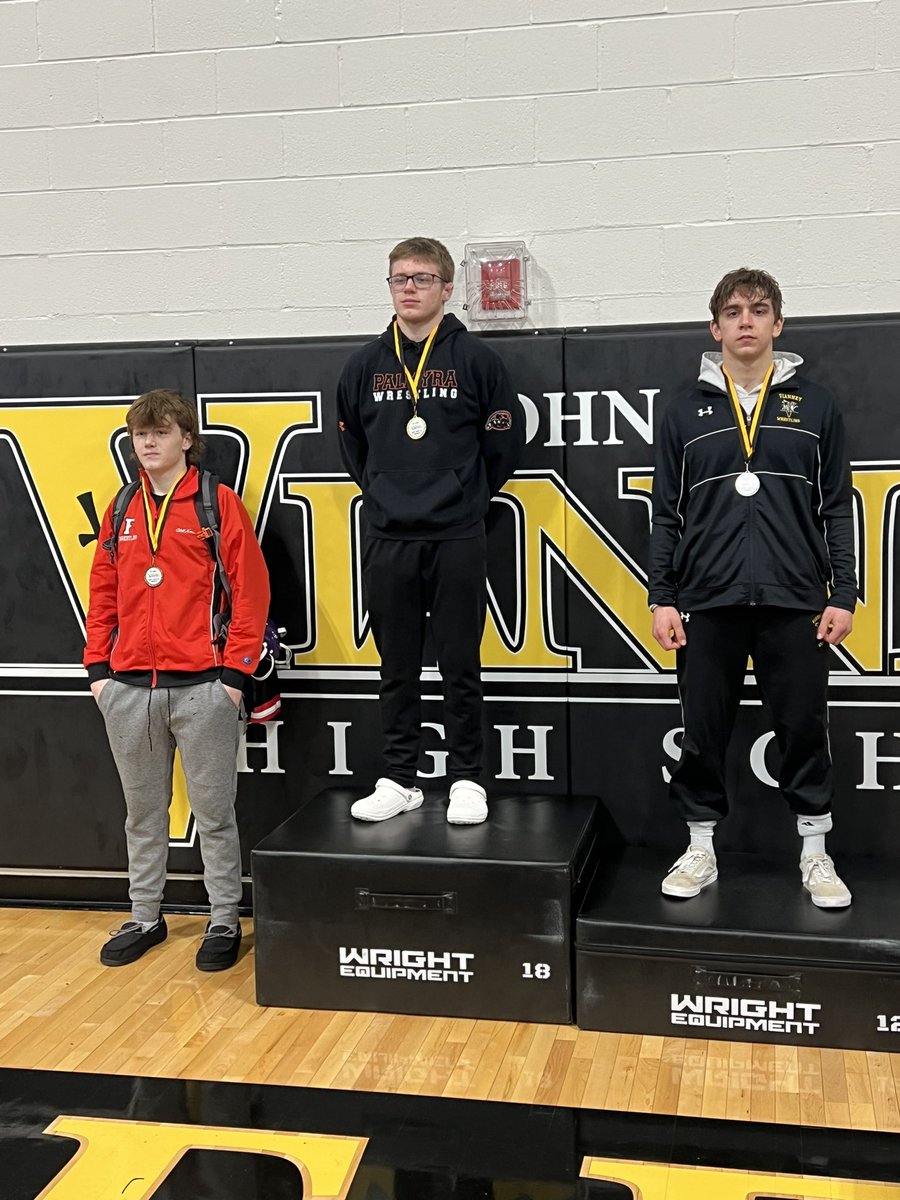 Congratulations to our <a href="/VianneyWrestle/">Vianney Wrestling</a> team for a 2nd place finish at these individual medalists. 

285 Sam Berger 🥇 
190 Robert Eatherton 🥉 
165 Owen Dalpoas 🥈 
150 Jimmy Striler 🥉 
144 Josh Schmitt 🥈