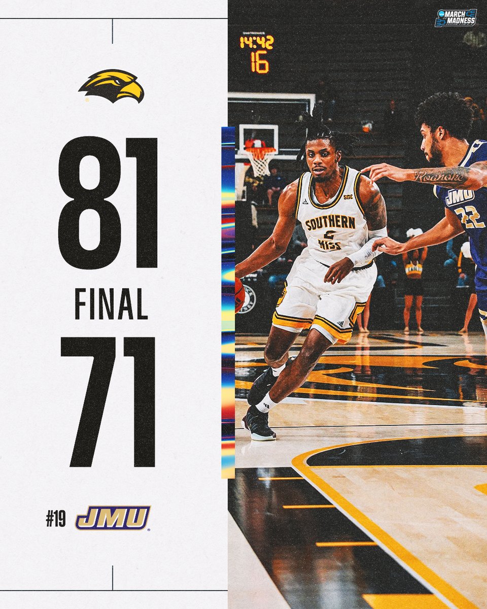 UNDEFEATED NO MORE 👀

Southern Miss hands No. 19 James Madison its first loss of the season 😯