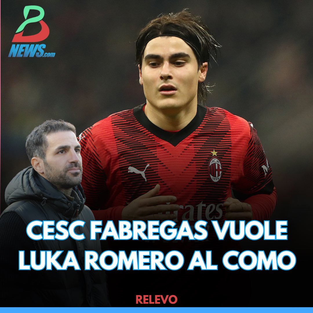 🔥Cesc #Fabregas vorrebbe portare al Como Luka #Romero🇦🇷
Con lui potrebbe esplodere?🧐