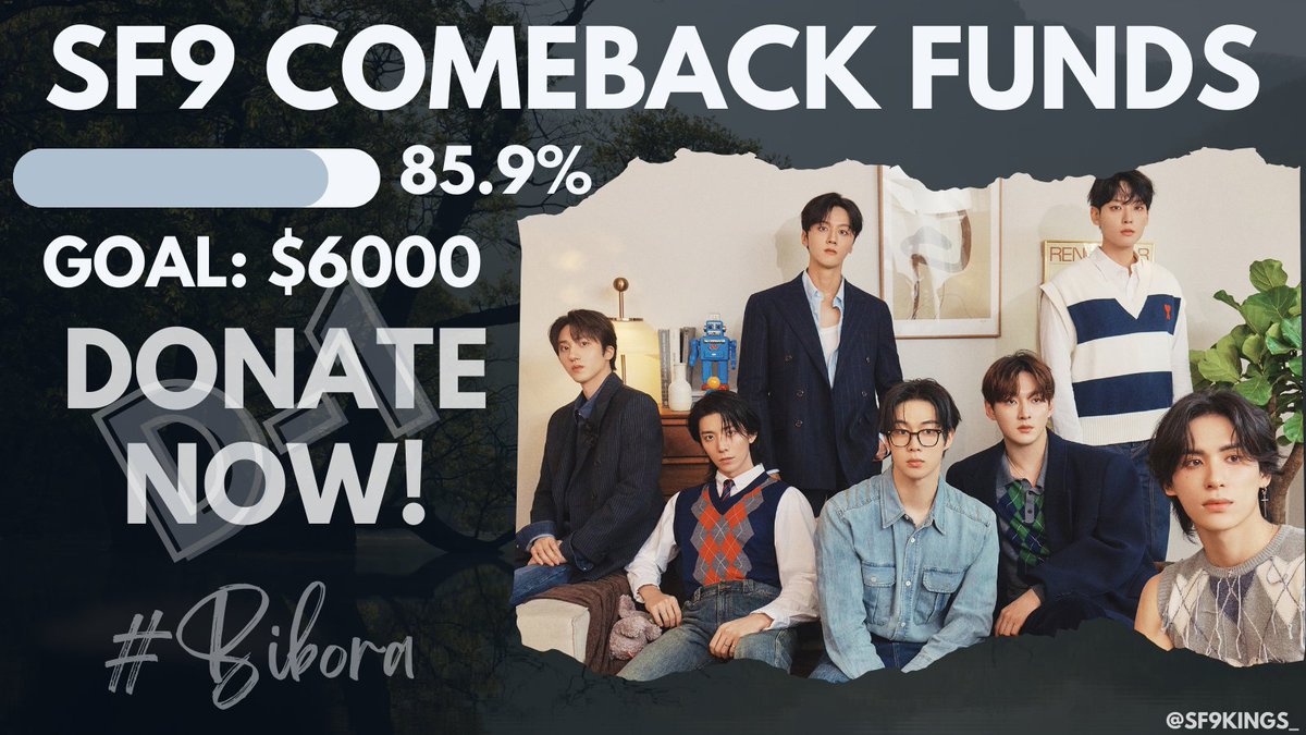 SF9KINGS_'s tweet photo. [D-1 #SF9Comeback]

FANTASY! 🚨🚨🚨
Only 1 day left to prepare. We are currently purchasing accounts for all streaming access. We are consuming the funds. Thanks to all the donors so far. ✨

KEEP DONATING! We are still at 85%. It seems we're stuck at it. 😅 (We always hit the target funds before D-DAY from the previous comebacks.)

REPOST THIS! 🙏🏻

#FantasyUnitedforSF9
#BIBORA #SF9 @SF9official