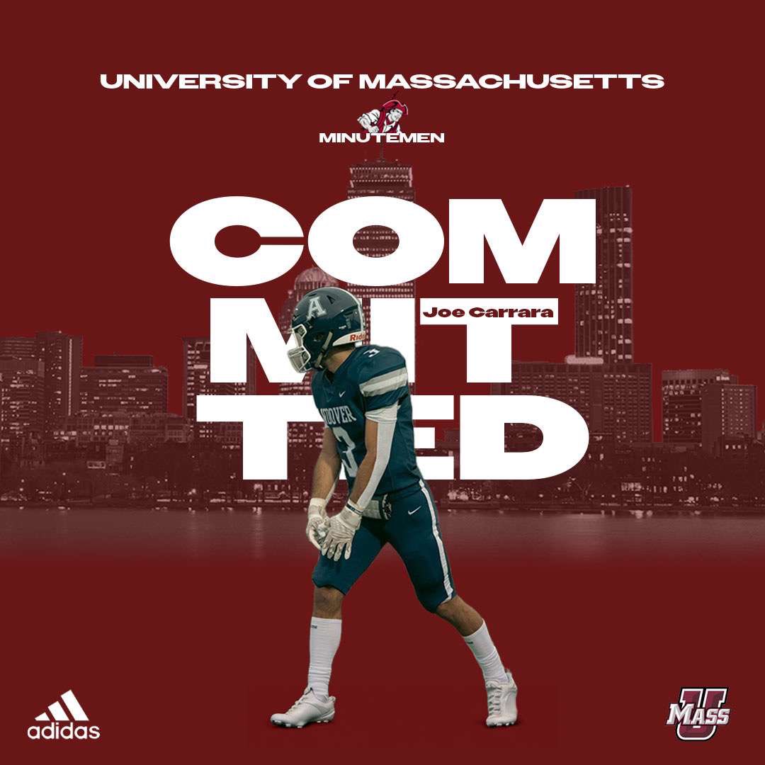 JosephCarrara5's tweet image. I am honored to announce my commitment to the University of Massachusetts Amherst.  Thank you to all of the coaches that have helped along the way. 
@mzanellato @CoachRoPo @FBCoachDBrown @cbrownandovere1 @ChrisPowers1937