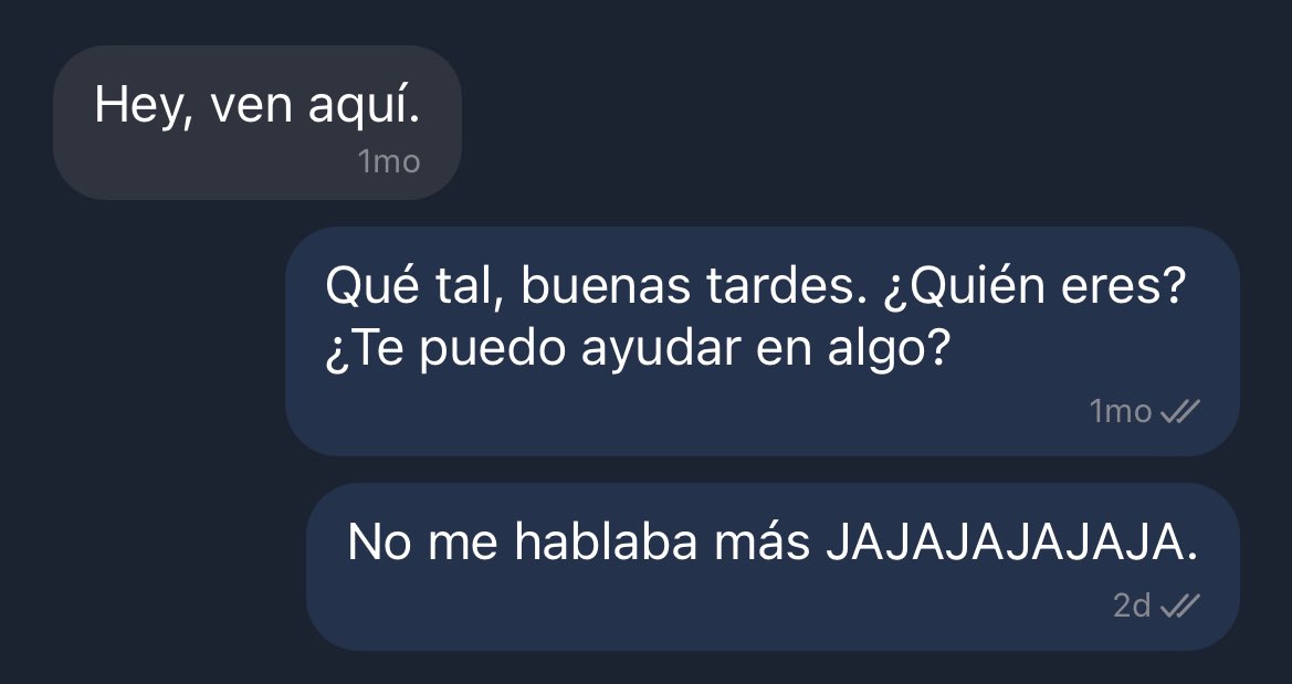 Si tú ves esto, ¿qué opinas?