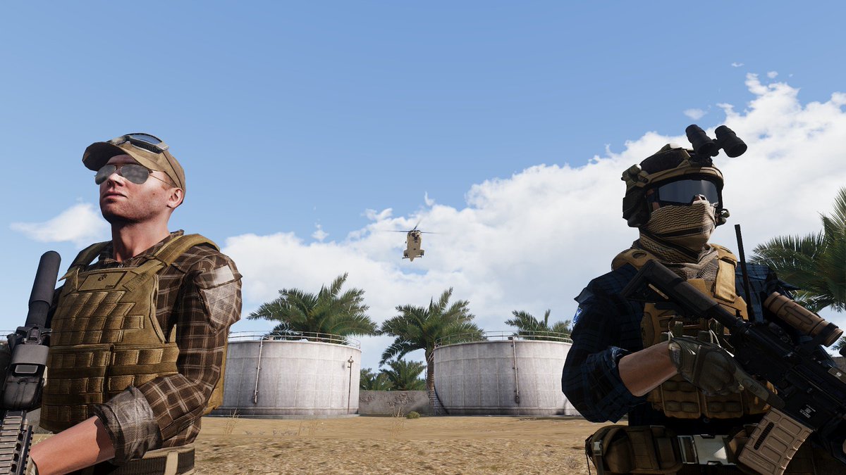 StowMarines's tweet photo. Our first mission back from holiday break had us fighting rebel forces on Anizay, fighting against heavy armor and infantry while searching for hostages.

Here are some photos from the mission.

#arma3 #arma #unit #milsim
@armaplatform https://t.co/jbwMowjEj4