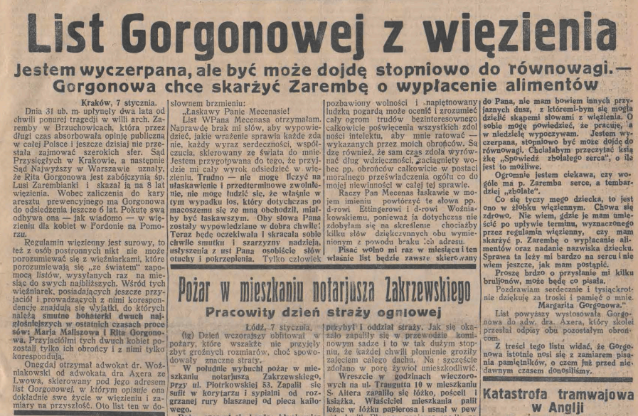 Wiadomosci_'s tweet photo. 7 stycznia 1934.
#Łódź Krew się lała obficie na zabawie tramwajarzy
 #Berlin Kto wie, o co chodzi w tej informacji?...
#Londyn Biblioteka grozy. Cos się dzieje z bibliotekarzami? 
#Kraków Rita Gorgonowa pisze list z więzienia https://t.co/nE0geib3Tp