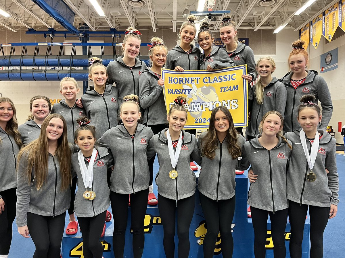 Congrats to Monti Gymnastics Team in their team WIN at Big Lake Invite with 6 ranked teams!! A score of 141!! Stellar performances &amp; smiles all around! <a href="/MonticelloMagic/">Monticello Magic</a> <a href="/ISD882/">Monticello School District</a>