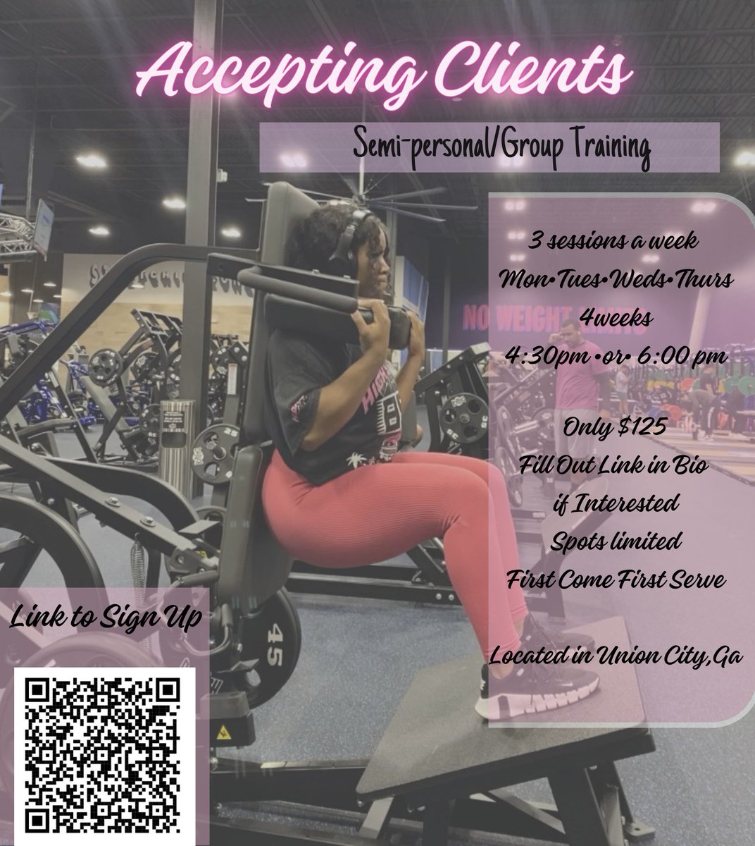 As we settle into the new year , there is still time to make those changes for yourself ! 
If you are looking for a trainer to help with your goals for the new year, Sign up to train with me !