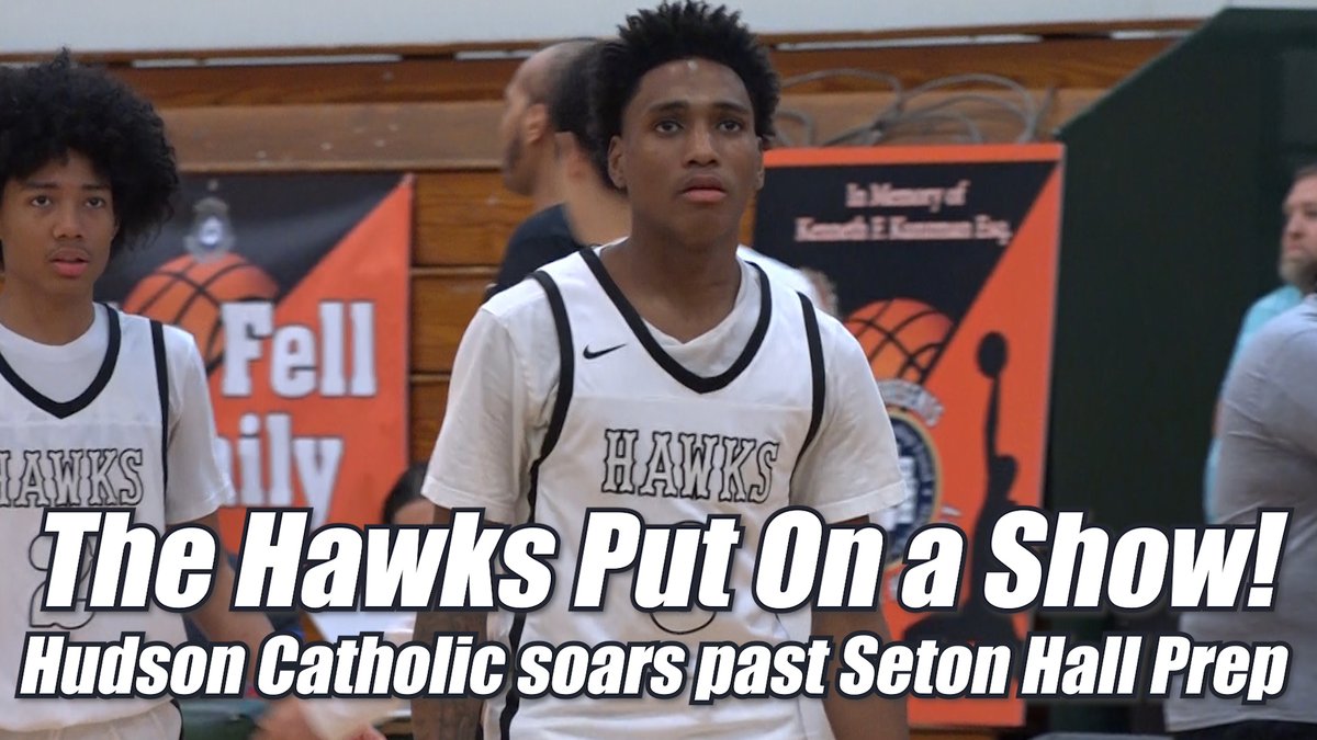 Hudson Catholic is hitting its stride in the new year. The Hawks soared past Seton Hall Prep at the SFIC High School Hoopfest for their fourth-straight win. Tahaad Pettiford scored a game-high 21 points while Alex Massung added 20 points in the victory.

Watch the FULL highlights