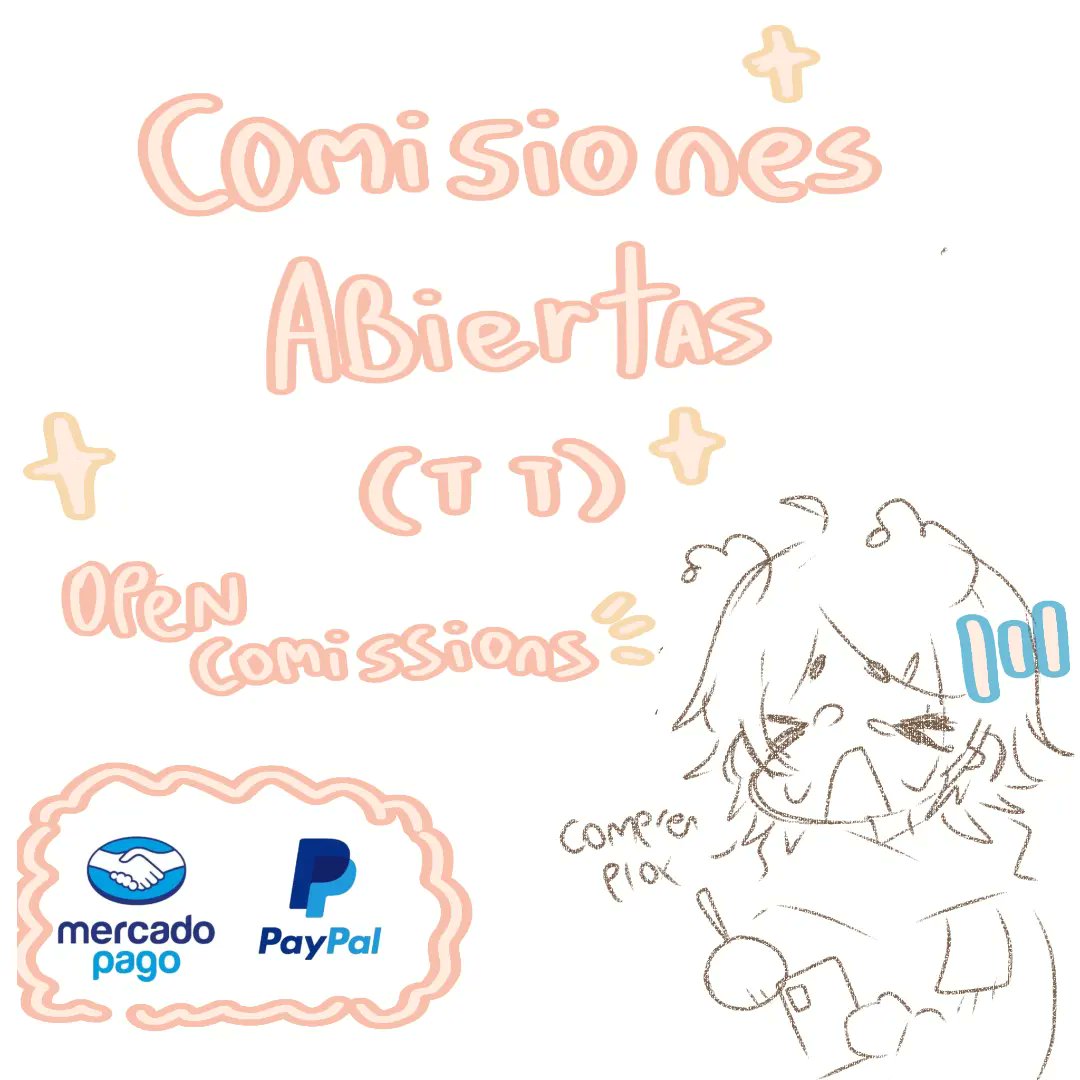 yuriewew's tweet photo. COMISIONES ABIERTASSSHH!!! PIPIPI si comparten me ayudan y si miram tabiem? MFMFM
OPEN COMISSIONS LOL 
#comisionesabiertas #comissionsopen #ComissionArt #art #dibujodigital #explore #comission https://t.co/j5QcAJxynf