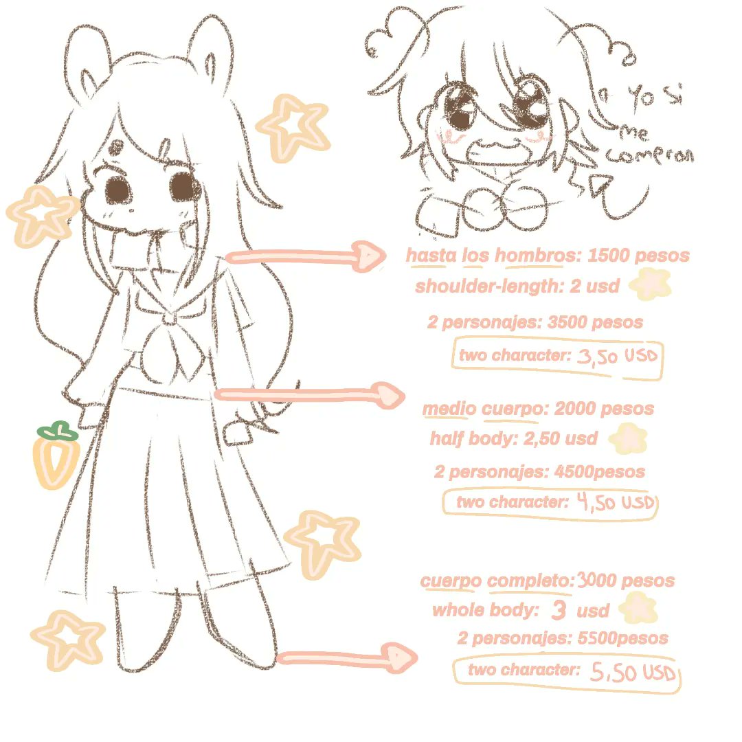 yuriewew's tweet photo. COMISIONES ABIERTASSSHH!!! PIPIPI si comparten me ayudan y si miram tabiem? MFMFM
OPEN COMISSIONS LOL 
#comisionesabiertas #comissionsopen #ComissionArt #art #dibujodigital #explore #comission https://t.co/j5QcAJxynf