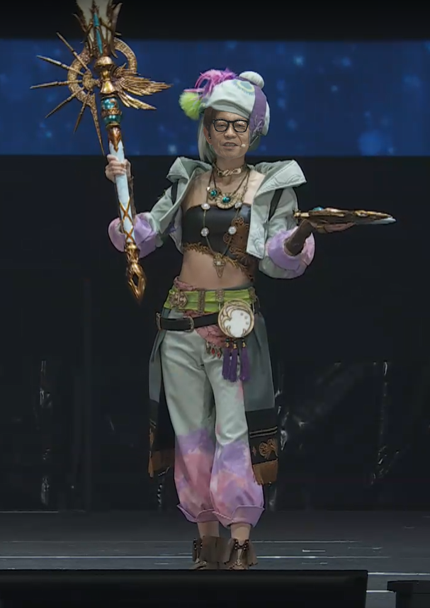 I refuse to apologize for this version of Pictomancer #FFXIVFanFest #FF14
