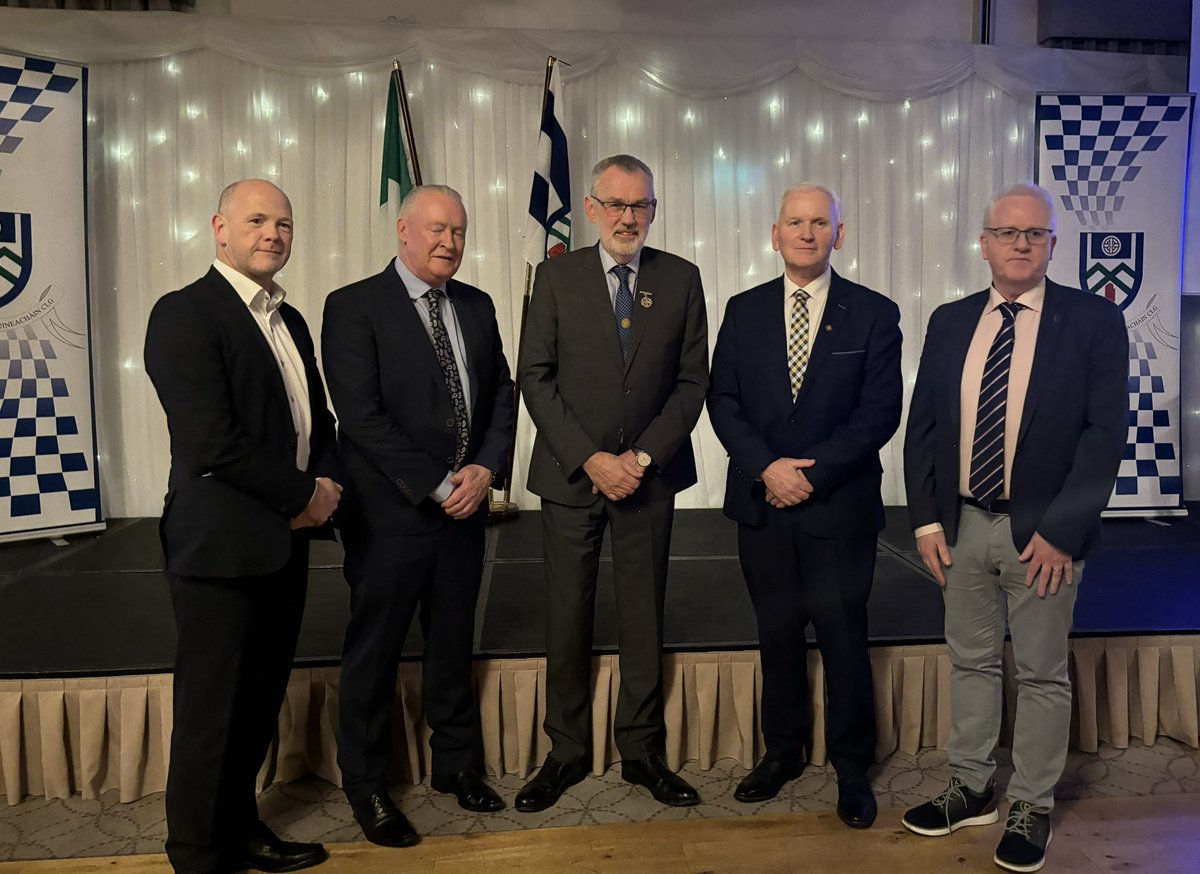 Monaghan GAA were both privileged and honoured to have <a href="/officialgaa/">The GAA</a> Uachtarán Labhrás Mac Carthaigh and <a href="/UlsterGAA/">Ulster GAA</a> Leas Uachtarán Michael Geoghegan in attendance at the historic Lory Meagher All Ireland Dinner Dance celebration in the <a href="/4seasonshotel/">Four Season Monaghan</a> on Saturday night