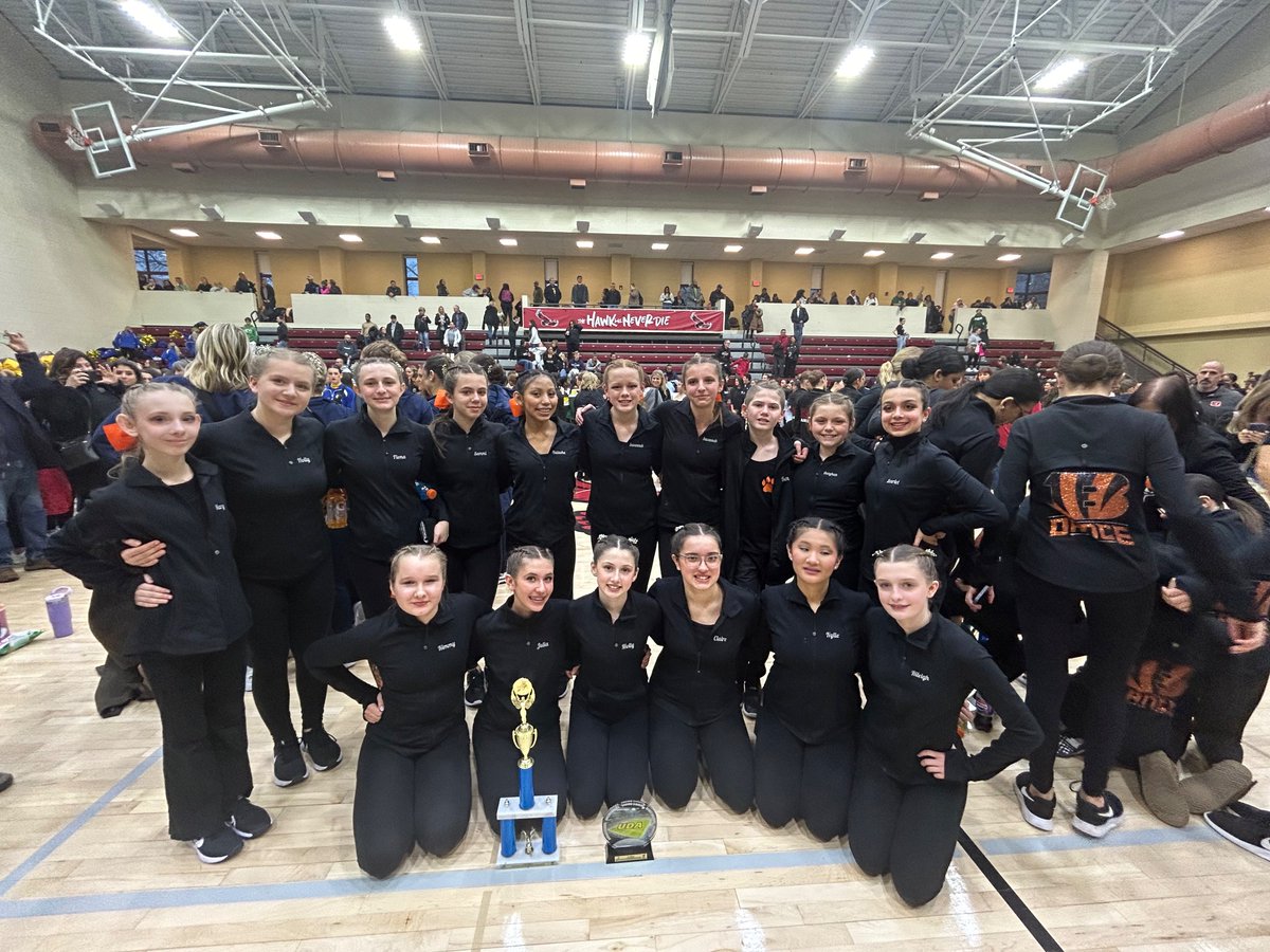 A great day kicking off our competition season at @udadance Battle of the Northeast!! We came home with a first place in Game Day and 2nd place in Jazz! Way to go Bengals 🧡