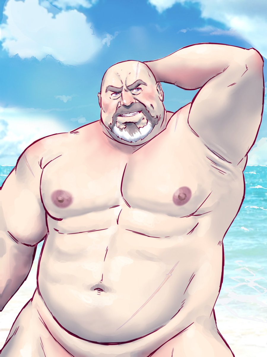 Daddy at beach