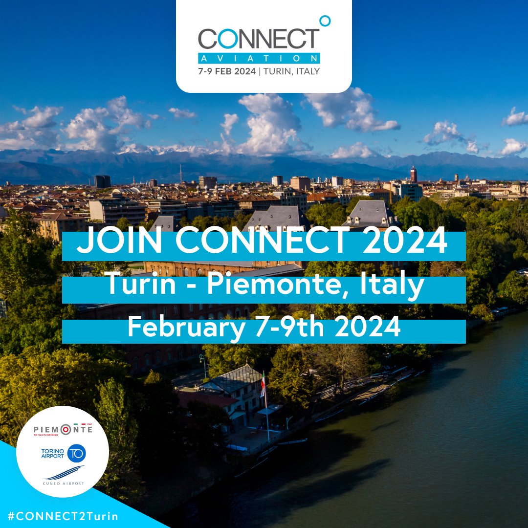 aeroroutes's tweet photo. 1 Month to go until @Connect_Aero.
AeroRoutes is a media partner of CONNECT Route Development Forum, the 20th edition will be held in Turin, Piemonte - Italy (@torinoairport / @regionepiemonte), Feb 7-9, 2024.
https://t.co/DyAUbN2CLP
#CONNECT2Turin https://t.co/kmxFeazL0G