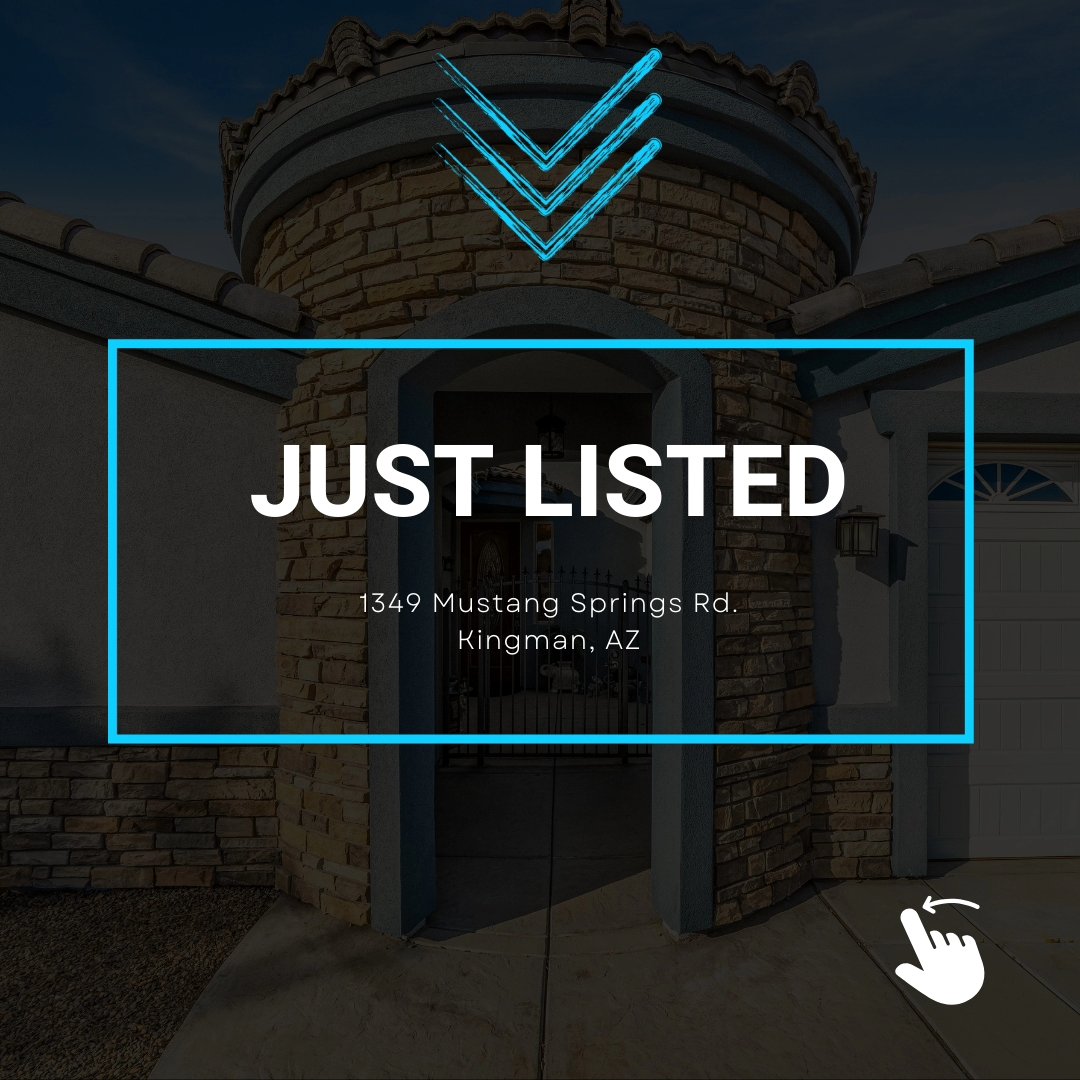 _savagedq's tweet image. 1349 Mustang Springs Rd.

3 bedrooms (2 primary suites)
3 bathrooms
Oversized 3 car garage
Just under 1/2 acre lot
Huge Wrap Around Patio
Panoramic Views

Call/Text/DM for info! 928-530-3283 

This Kingman AZ home is one you won't want to miss!

#bmpnetwork #exprealty #kingmanaz