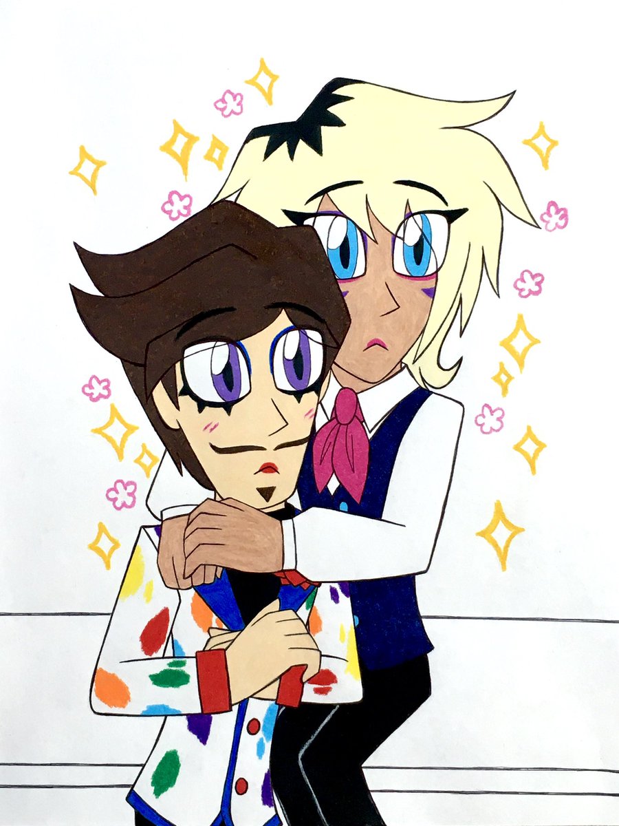 connie1189's tweet photo. ✨🌹Two Roses🌹✨
#HelloPuppets #hellopuppetsfanart #HelloPuppetsMidnightShow #NickNack #hellopuppetsmidnightshowfanart #HelloPuppetsArt #HelloPuppetsOC https://t.co/ScOh4btAT3