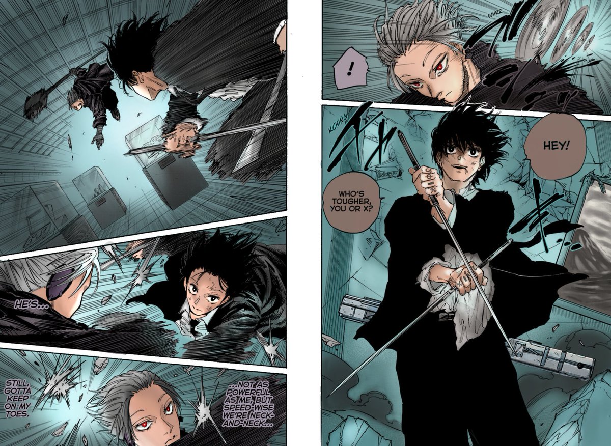 Sakamoto Days Coloring | Ch.150  

Nagumo vs Gaku : Hey! Who's tougher, you or X ?

#SAKAMOTODAYS #サカモトデイズ