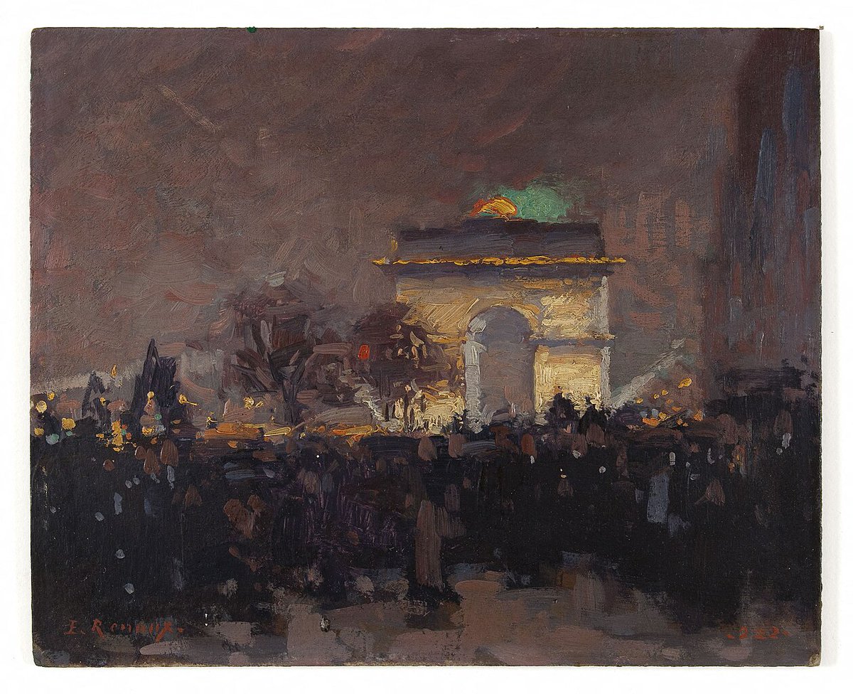 Installation des cendres du soldat inconnu sous l'Arc de Triomphe de l'Etoile
by Jules Ernest Renoux
in 1920
at Petit Palais 🇫🇷 

#Paris #Parisjetaime #visitparisregion #ExploreFrance #France #arcdetriomphe #cityscape #julesernestrenoux