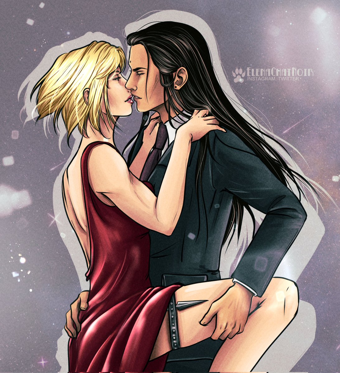 #tselenaweek2024 Day6: Kiss me, Hug me, Tease me🔥
#tselena #FF7R #イリーナ #ツォン