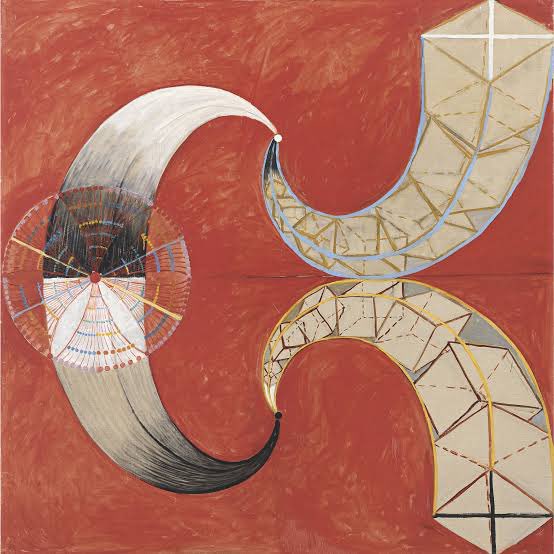 Abstract mystical paintings by Swedish artist Hilma af Klint