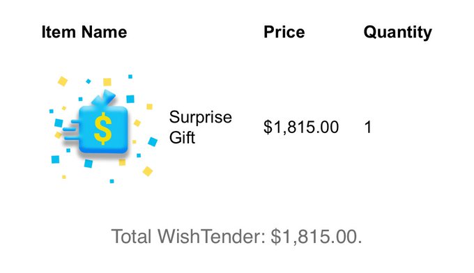 He promptly paid in full. Yummy! 😋   I appreciate everyone playing along and engaging with My post to