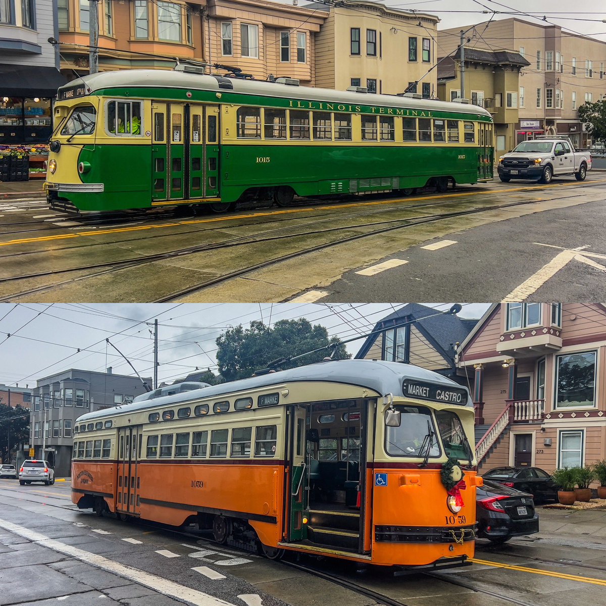 talesoftherails's tweet photo. @sfmta_muni #Fmarket PCC watching from my favorite satellite office today. @sfmsr @munidiaries #streetsofSF #sanfrancisco #streetcars #iphonephotography https://t.co/QUltts6eUN