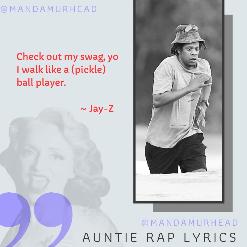 mandamurhead's tweet photo. If rappers wrote their lyrics today… #retirementrap #aarp #jayz #mandymayhem https://t.co/JH9AOcIALp