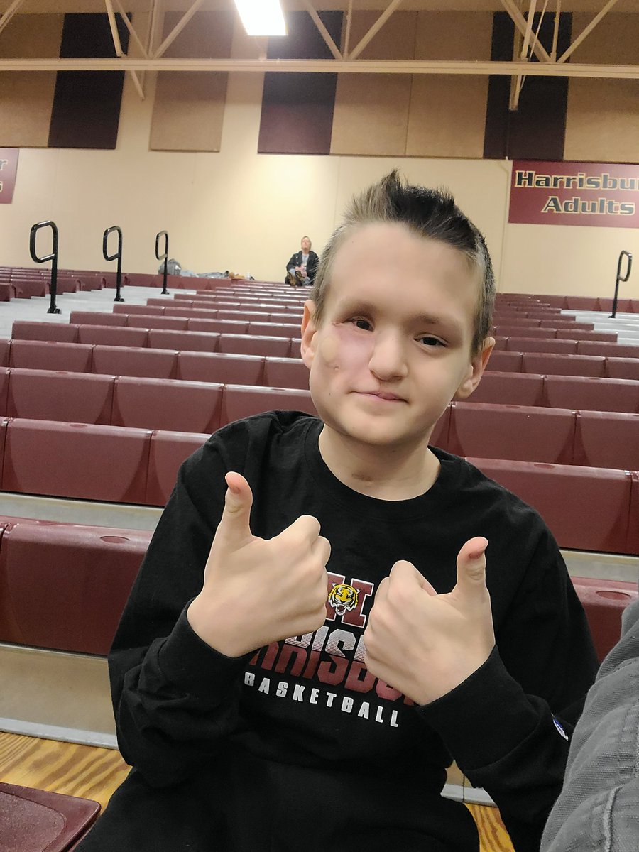 WoltmanGirl's tweet photo. @HarrisburgBBB  EZ says thanks for welcoming him at the game!!! #TeamEZ https://t.co/oCbrdKSnsv
