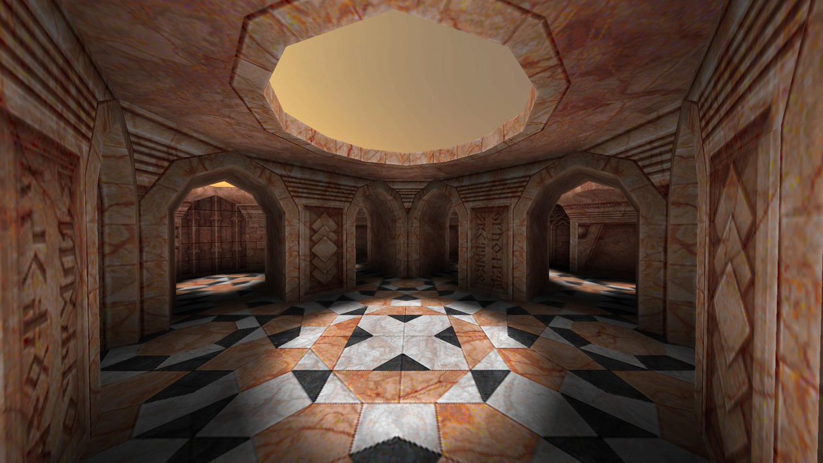 annihilazor's tweet photo. Made two new DMM4 Arenas for #Quake. https://t.co/m4uqA77x03