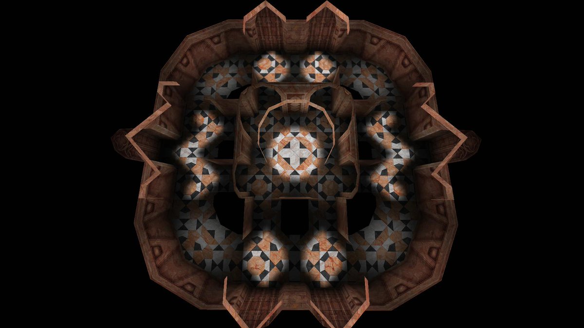 annihilazor's tweet photo. Made two new DMM4 Arenas for #Quake. https://t.co/m4uqA77x03